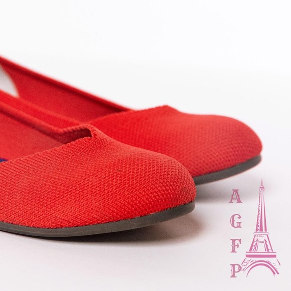 Rothy’s Red Round toes ballet flats - Picture 12 of 16